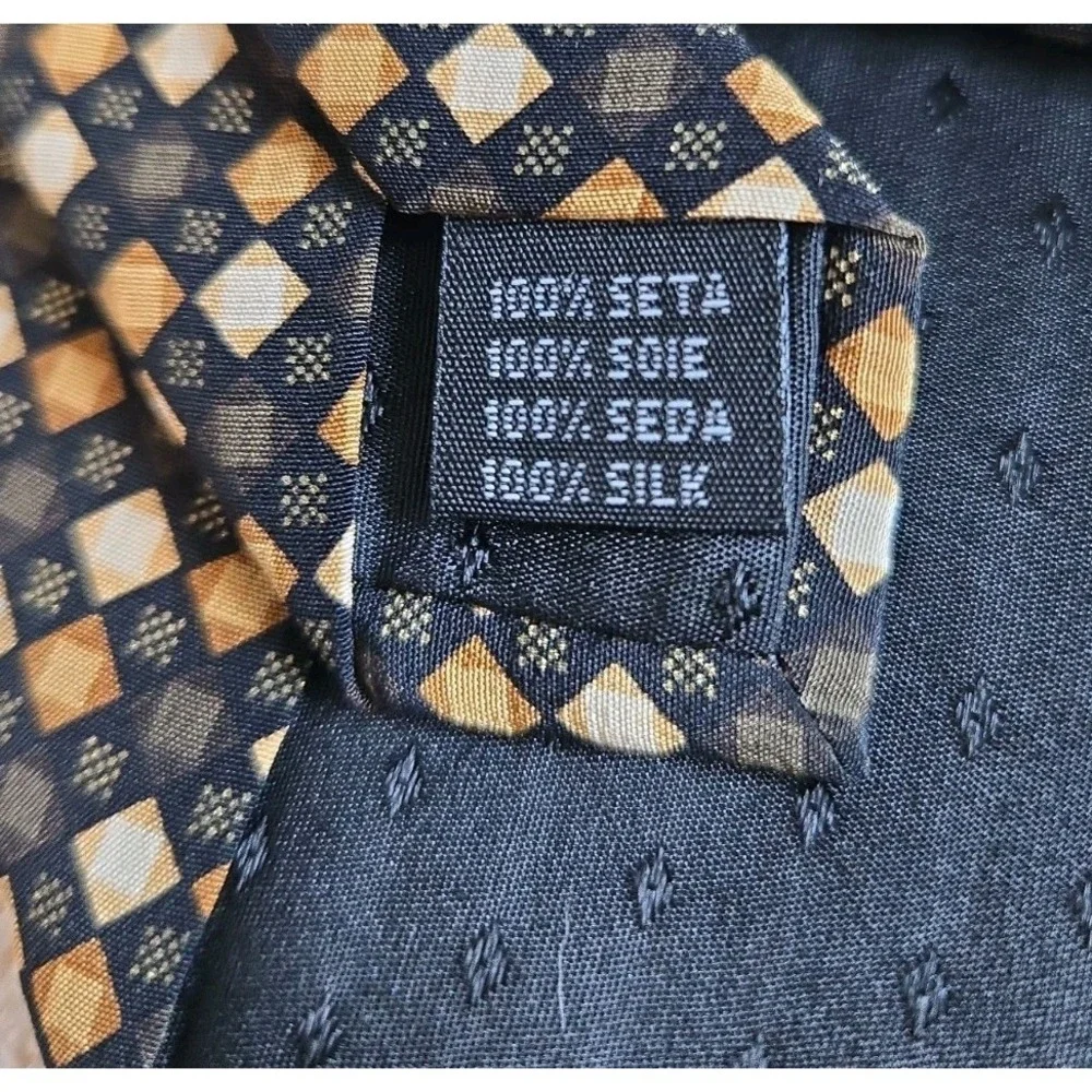 Kilburne And Finch Clothiers Mens 100% Silk Plaid Multicolor‎